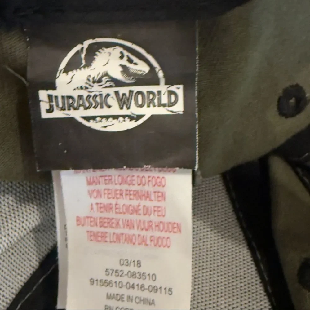 Jurassic World Jurassic Park Kids Vintage Retro Style Hat. 2-7 Years. 52 cm.